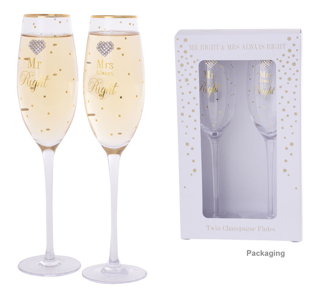 [52038] MAD DOTS MR & MRS RIGHT FLUTES