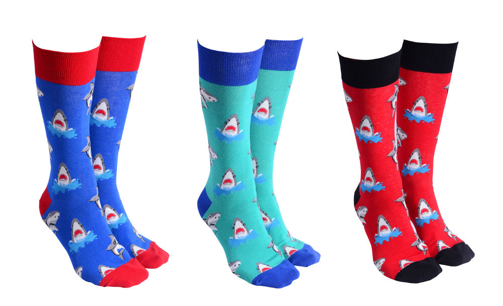 [52524] SOCK SOCIETY SHARK ATTACK (3)