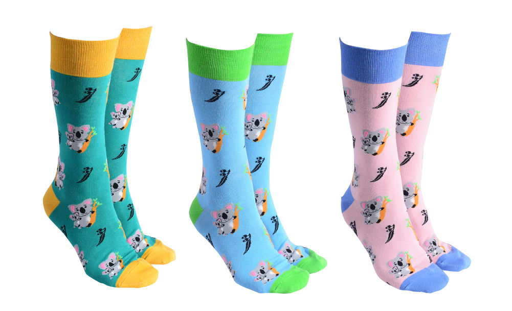 [52527] SOCK SOCIETY KOALA & BABY (3)