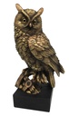 BRONZE OWL LARGE