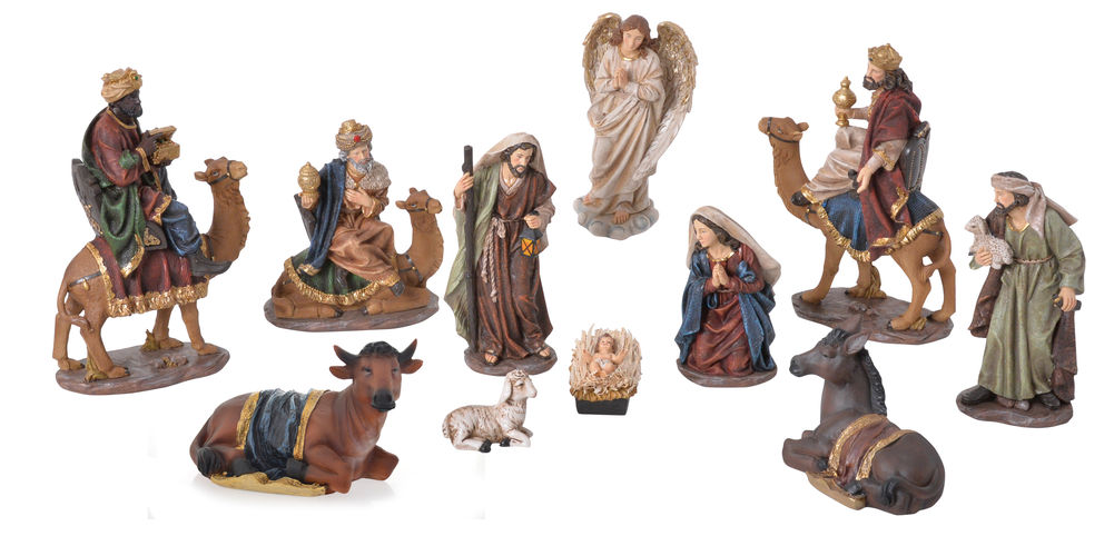 [53385] LARGE NATIVITY SET S/11