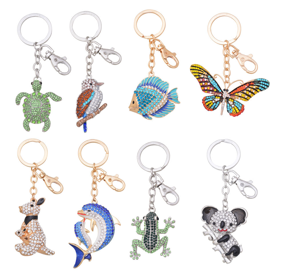 [53816] AUSSIE BLING KEYRING(8)