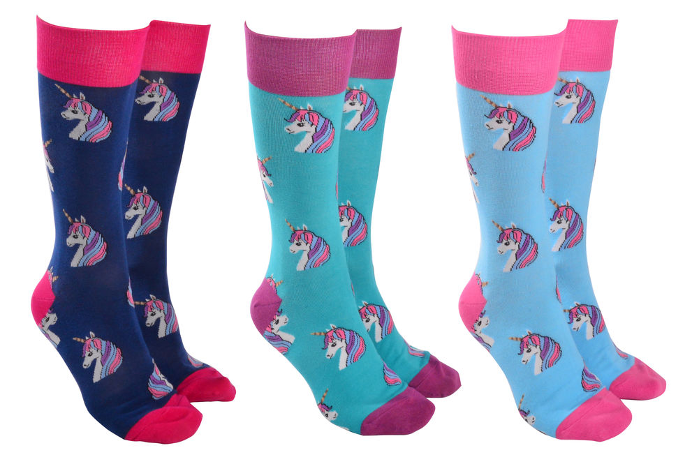 [53963] SOCK SOCIETY UNICORNS (3)