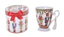 XMAS NUTCRACKER FOOTED MUG