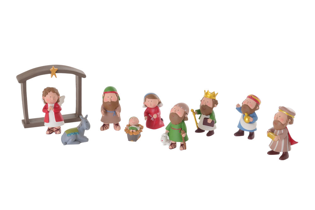 [54681] FUN NATIVITY SET S/10