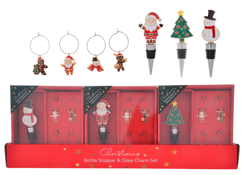 [56013] XMAS STOPPER & GLASS CHARMS (3)