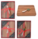 XMAS CHEESE KNIFE & BOARD ST(3)