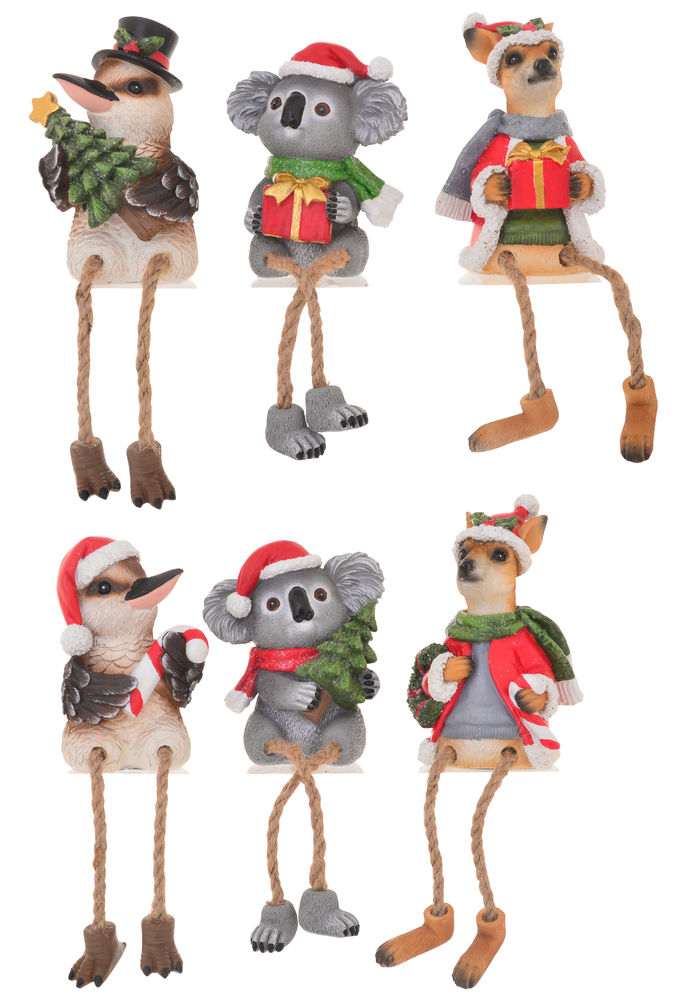 [56025] AUSSIE XMAS DANGLY LEGS (6)