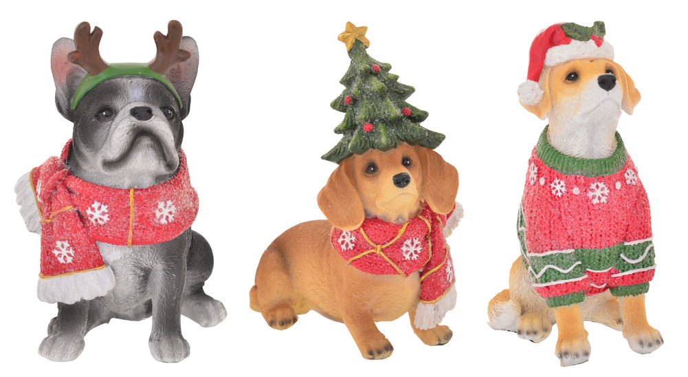 [56059] XMAS DOGS MINI 3 ASST (3)
