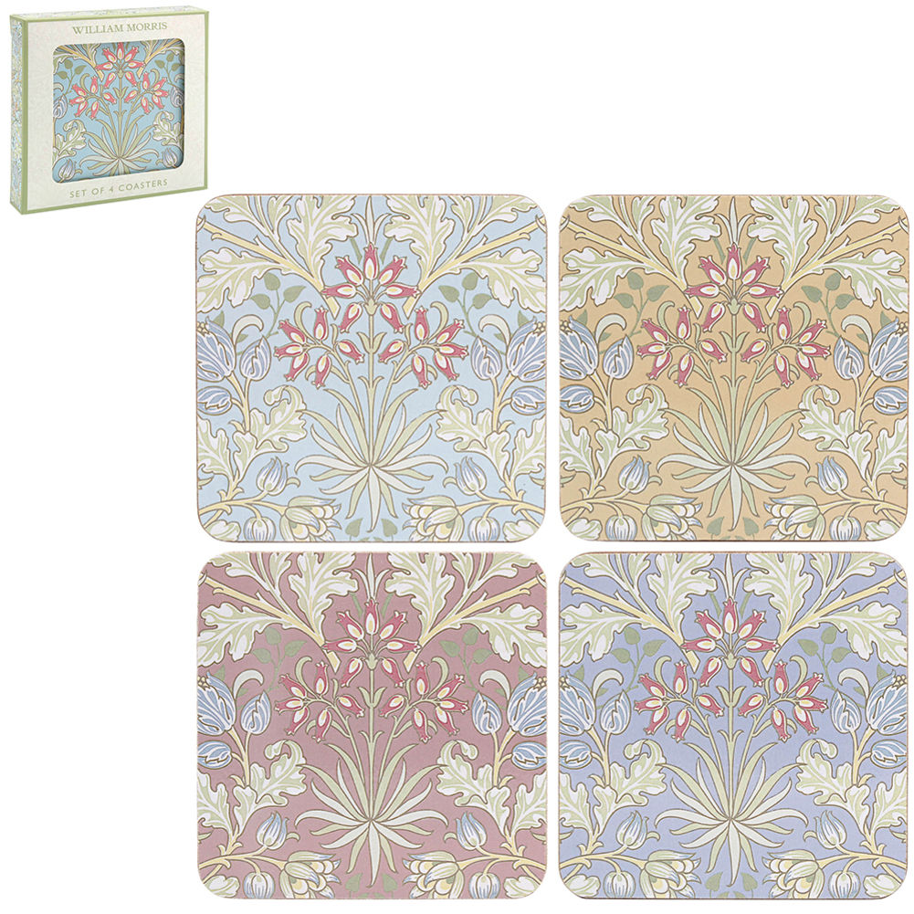 [56072] HYACINTH COASTERS SET 4