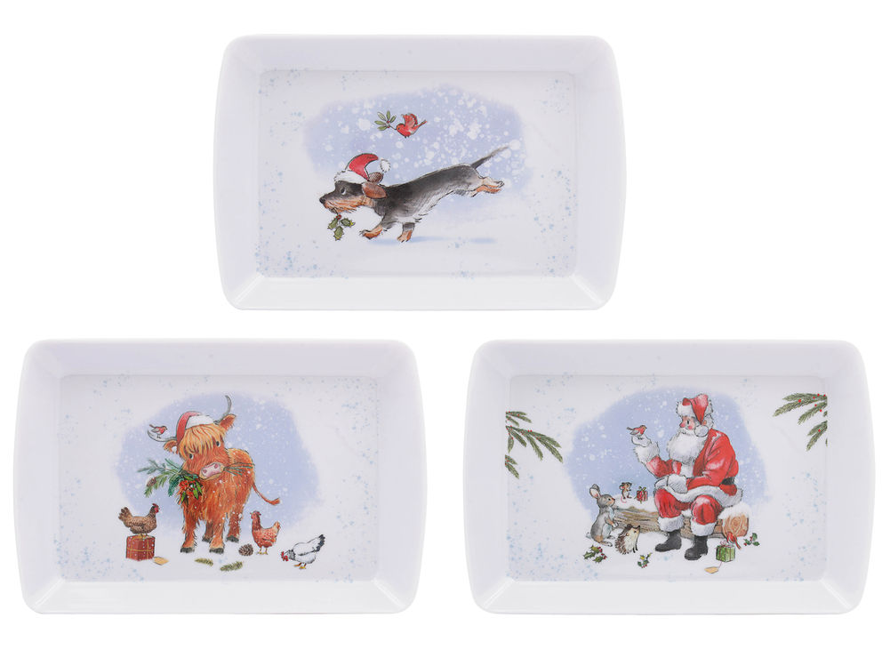 [56090] XMAS PAPERSHED SMALL TRAY (3)