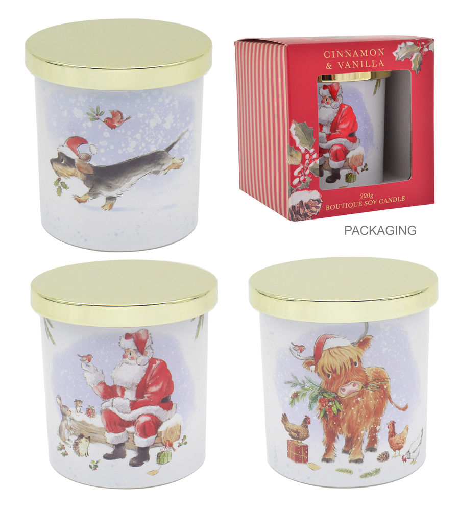 [56093] XMAS PAPERSHED CANDLE (3)