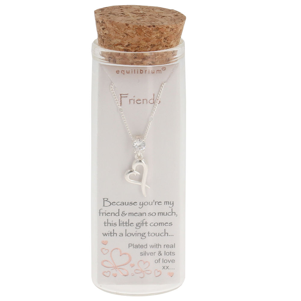 MSG IN BOTTLE NECKLACE FRIENDS
