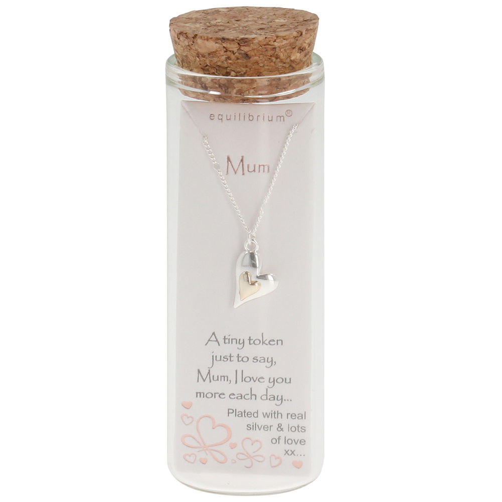 MSG IN BOTTLE NECKLACE MUM
