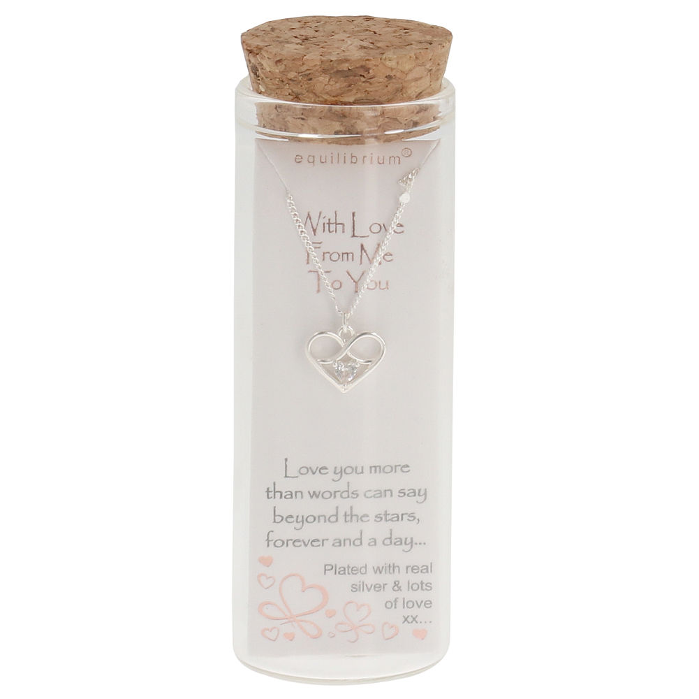 MSG IN BOTTLE NECKLACE LOVE