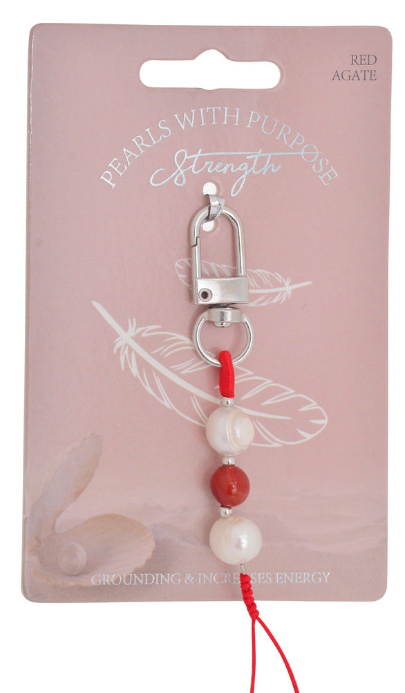 [56151] PEARLS BAG CHARM STRENGTH