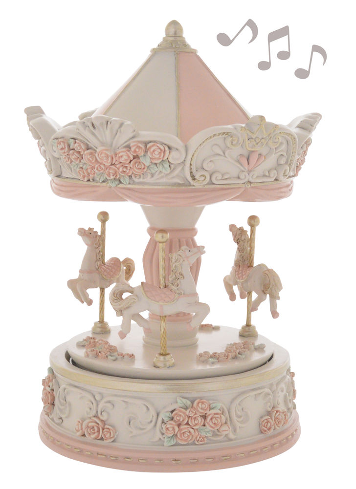 CLASSIC MUSICAL CAROUSEL PINK