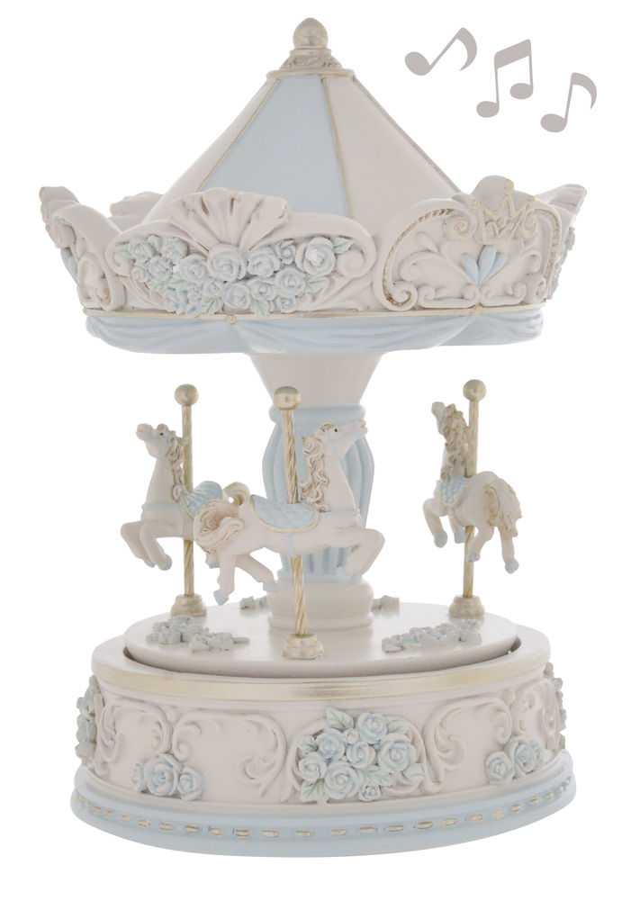 CLASSIC MUSICAL CAROUSEL BLUE