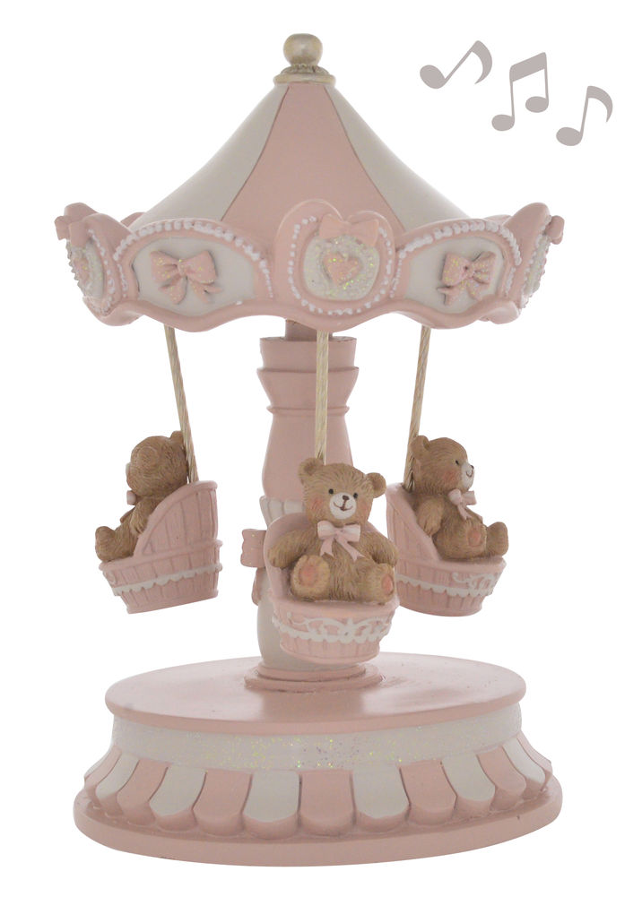 TEDDY BEAR MUSICAL PINK