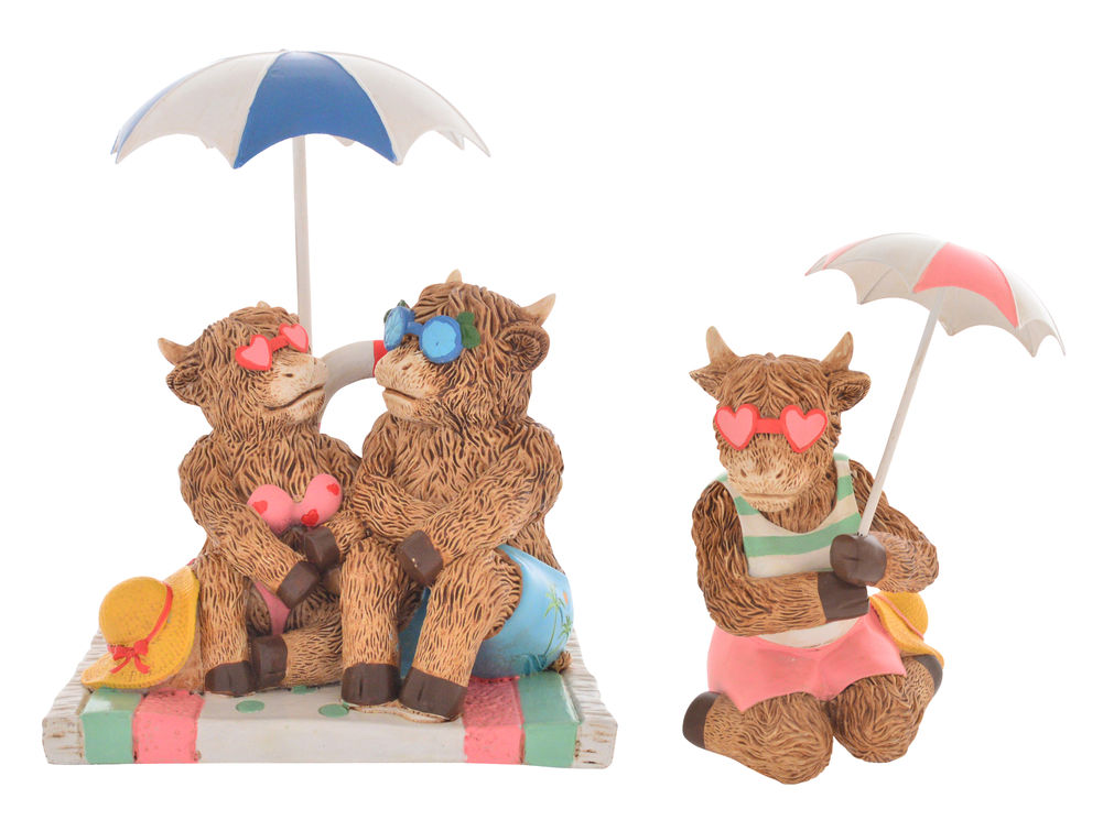 [56196] BEACH HIGHLAND COW UMBRELLA (2)