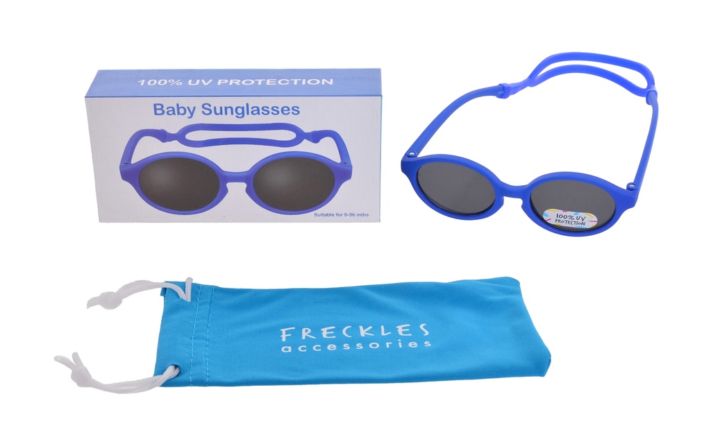 [S2403FRL] BABY GLASSES BLUE W/STRAP