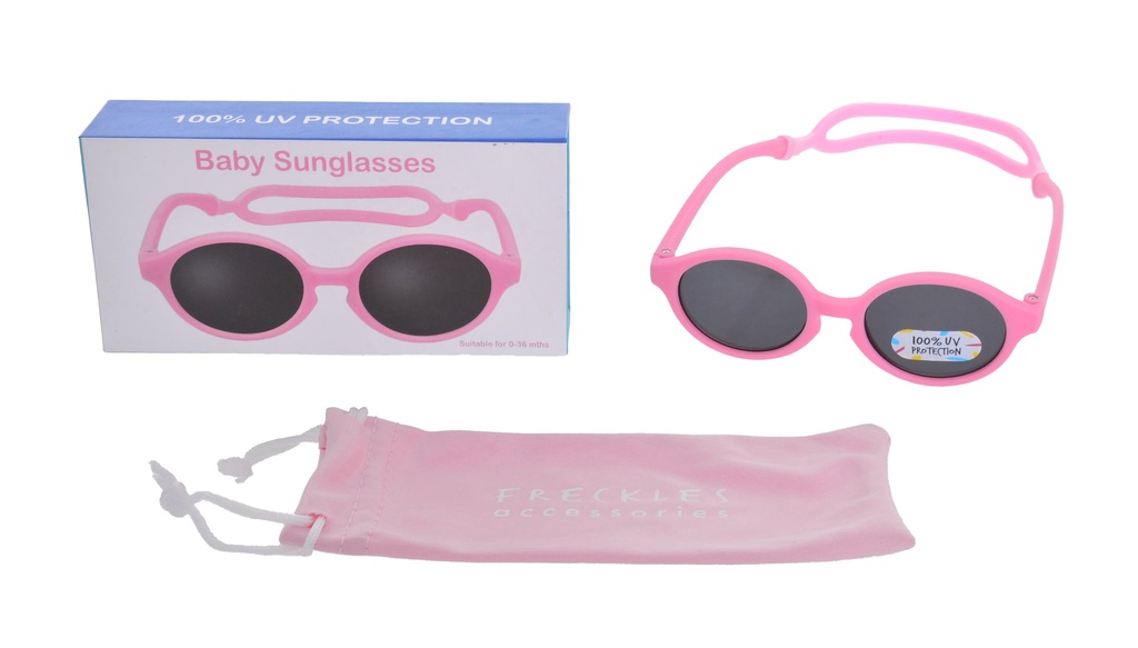 [S2403FRP] BABY GLASSES PINK W/STRAP
