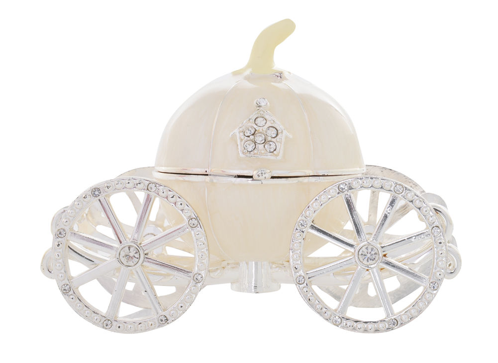 [78772] WEDDING CARRIAGE TRINKET BOX