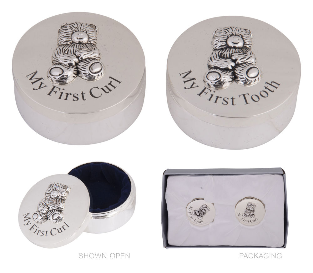 [86906] SILVER BEAR 1ST TOOTH/CURL BOX