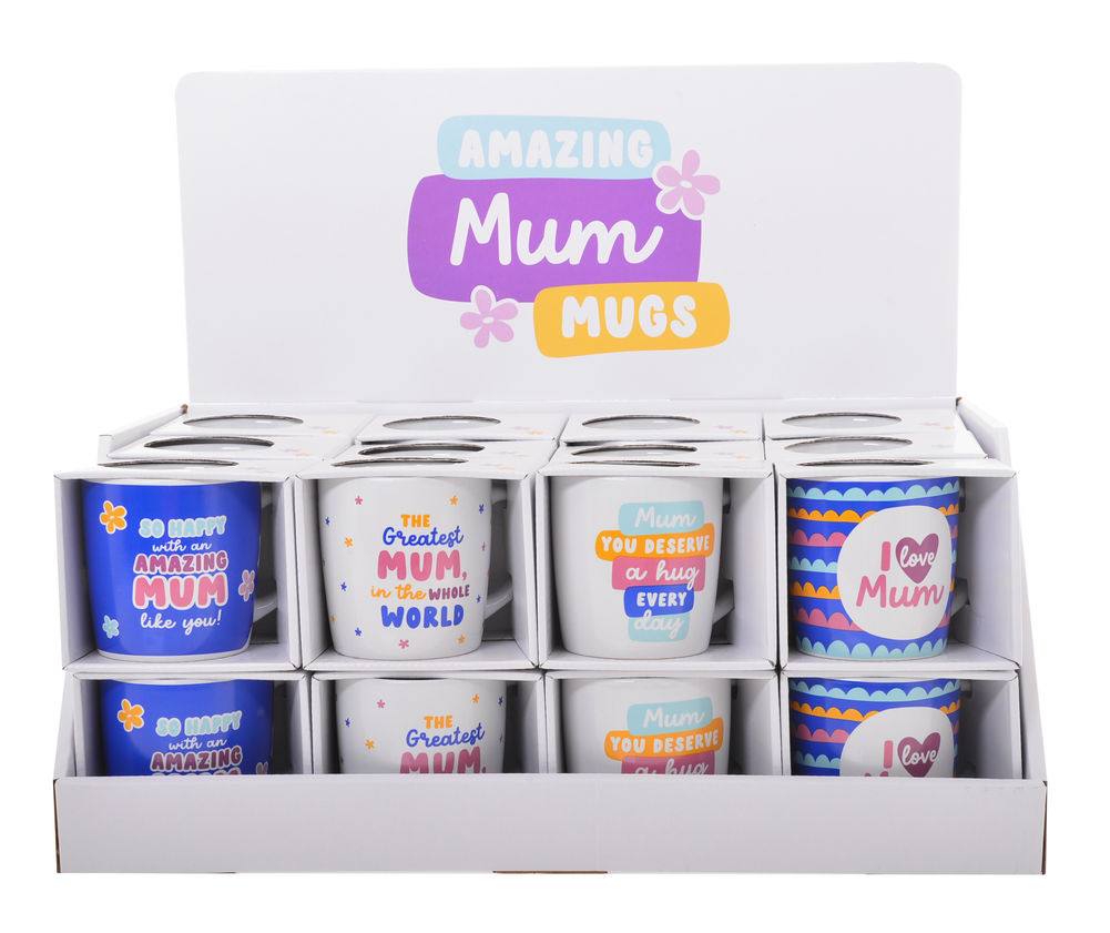 [00330] AMAZING MUM MUGS (4)