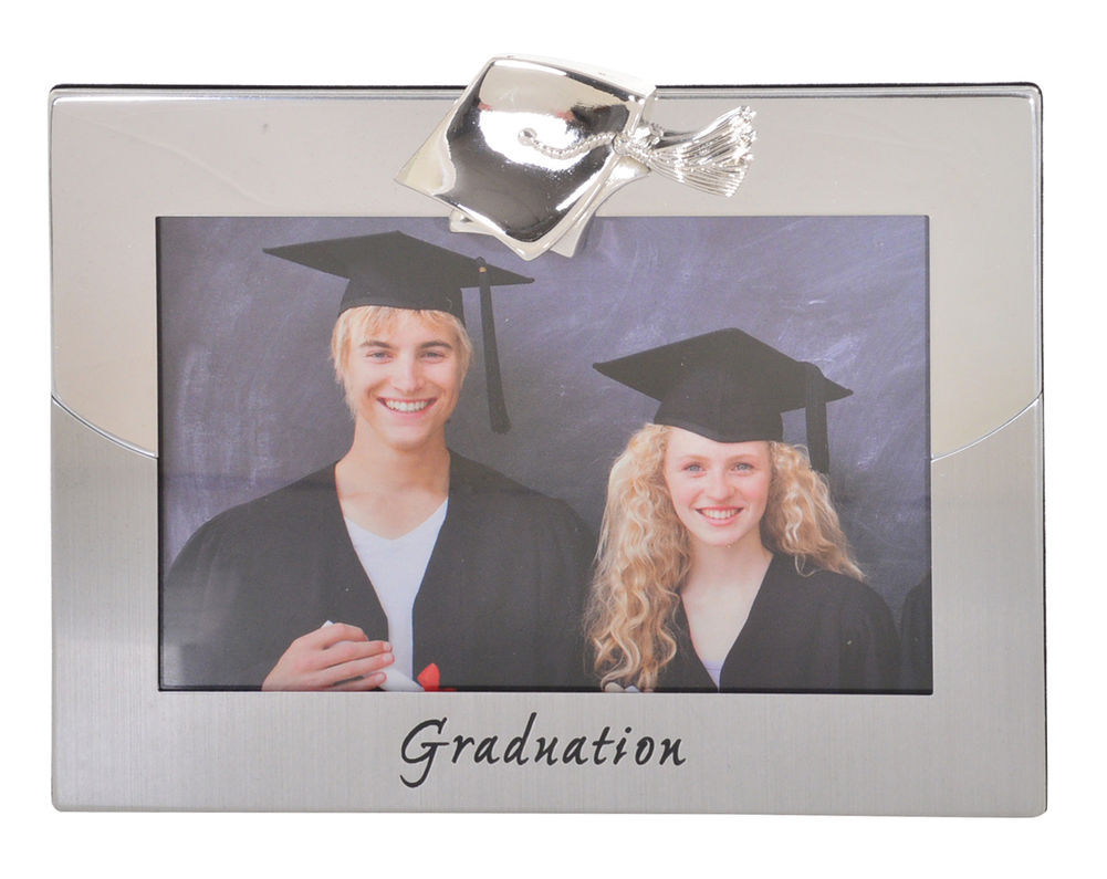 [20162] SILVER GRADUATION FRAME 6X4