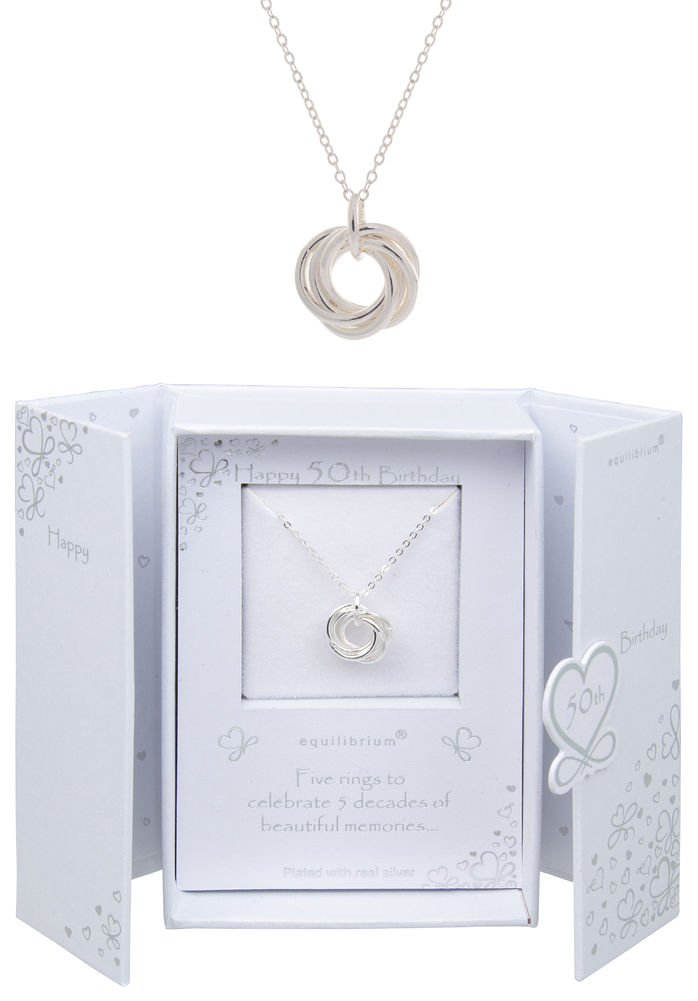 [20212] EQLB 50TH 5 RING NECKLACE    R
