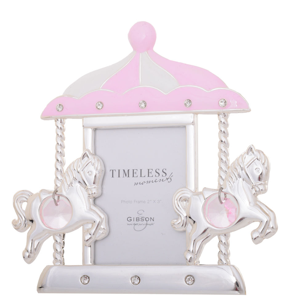 [20410] BABY GIRL CAROUSEL FRAME 2X3