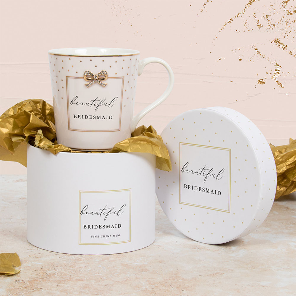 [20455] JEWELLED BRIDESMAID MUG      R