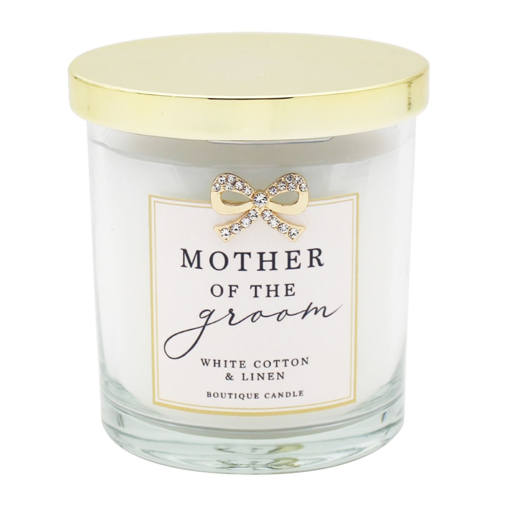 [20460] JEWELLED MOTHER/GROOM CANDLE R