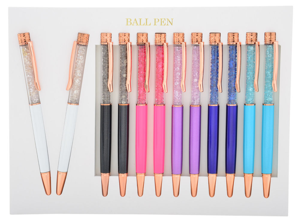 ROSE GOLD CRYSTAL PENS (6)