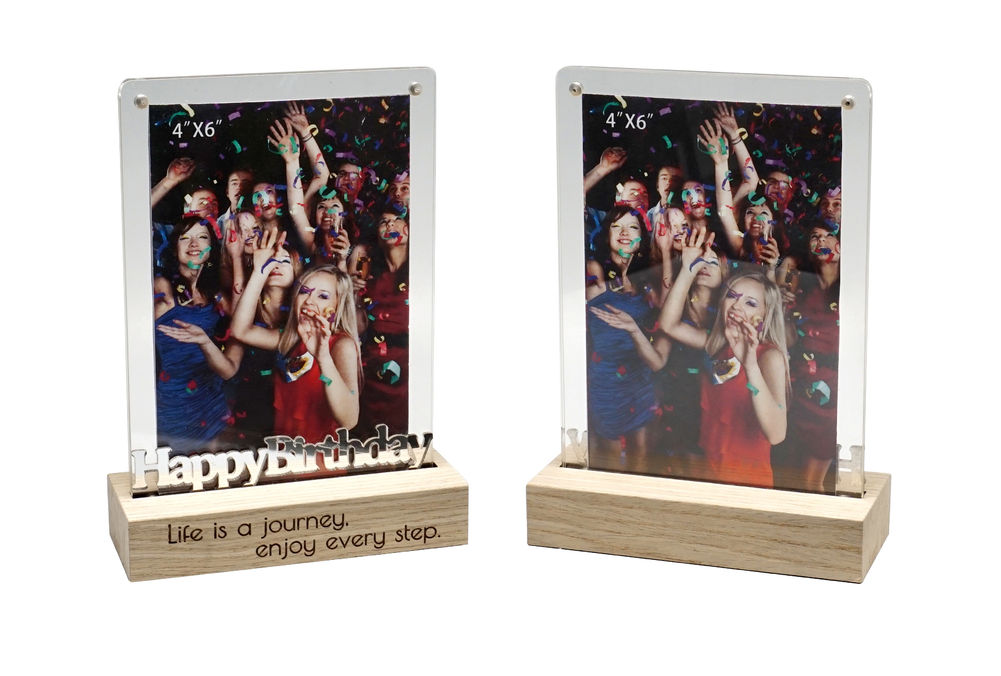 [20611] DUAL VIEW 4X6 FRAME BIRTHDAY R