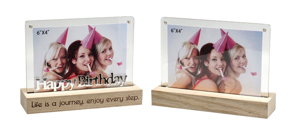 [20631] DUAL VIEW 6X4 FRAME BIRTHDAY R