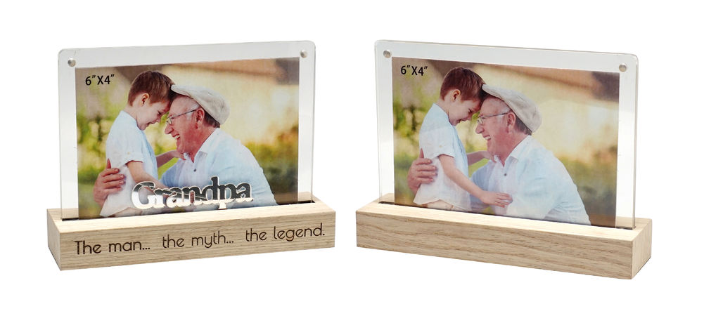 [20633] DUAL VIEW 6X4 FRAME GRANDPA R
