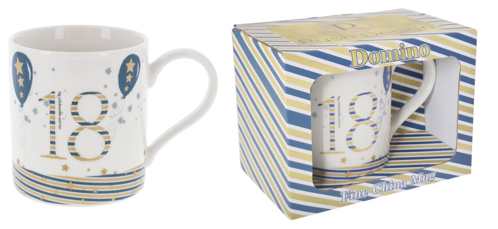 [20673] RUSH BIRTHDAY MENS 18TH MUG R