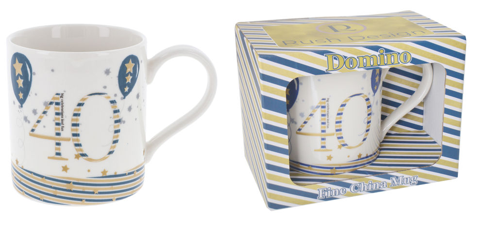 [20676] RUSH BIRTHDAY MENS 40TH MUG R