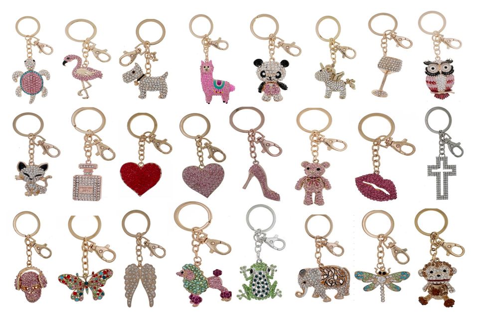[20693] NEW DIAMOND BLING KEYRING (24)