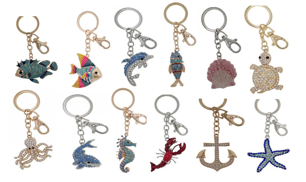 [20694] SEALIFE BLING KEYRING (12)