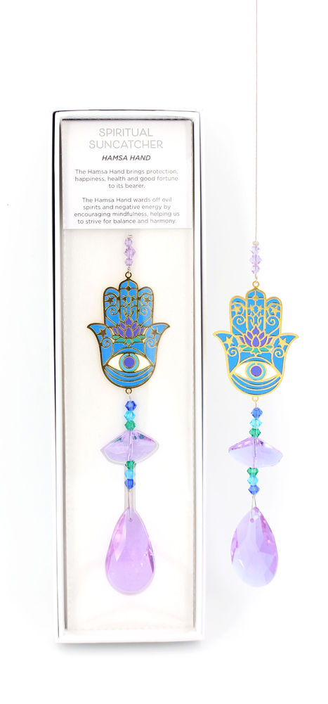 SPIRITUAL SUNCATCHER HAMSA HAND