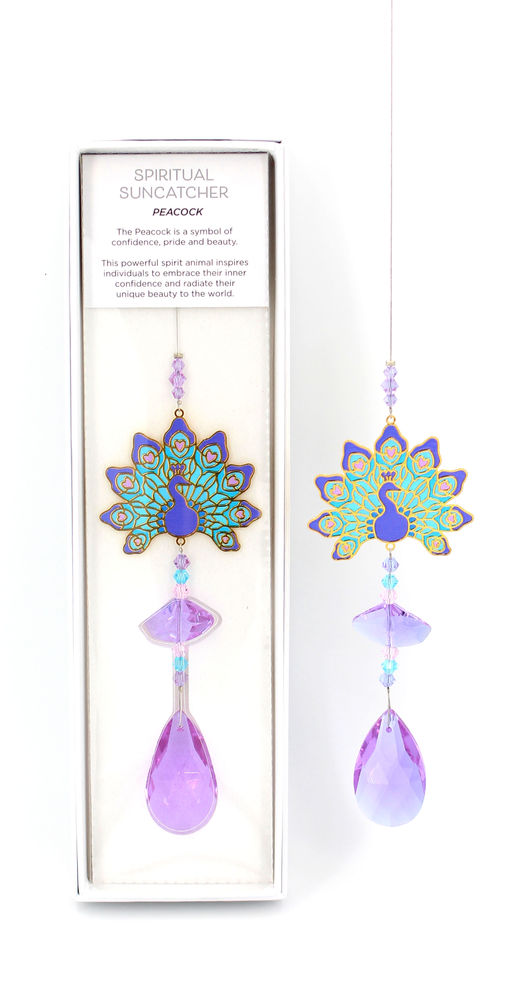 [20915] SPIRITUAL SUNCATCHER PEACOCK