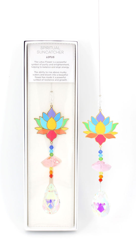 [20920] SPIRITUAL SUNCATCHER LOTUS