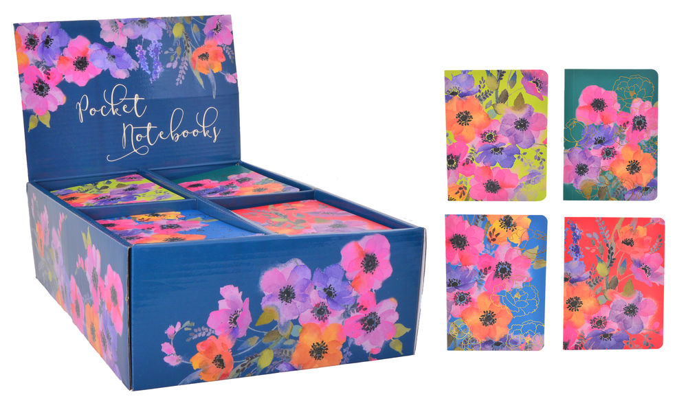 [20972] ANEMONES A6 POCKET N/BOOK(4) R