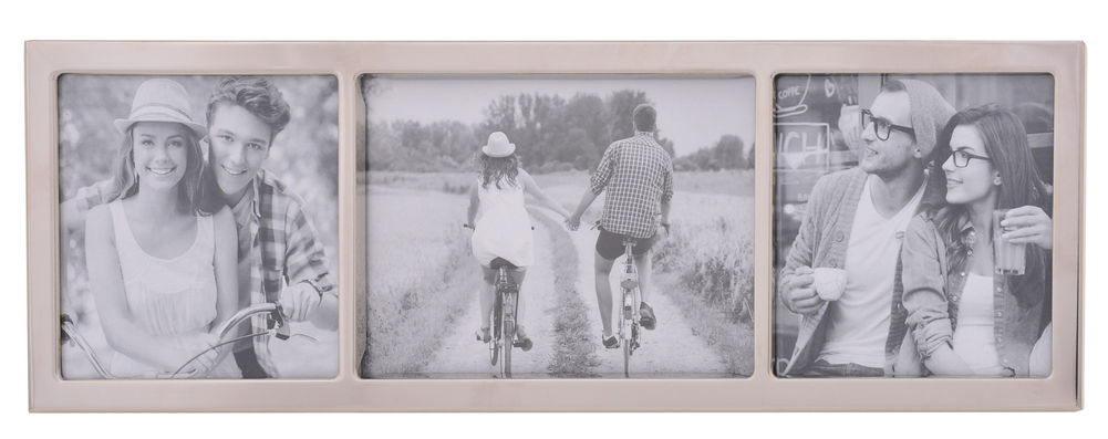 [21080] ELEGANT SILVER TRIO FRAME