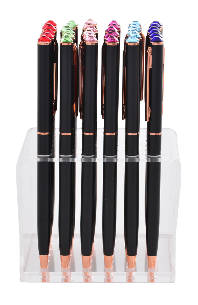 SLIMLINE BLACK DIAMOND PEN (6)