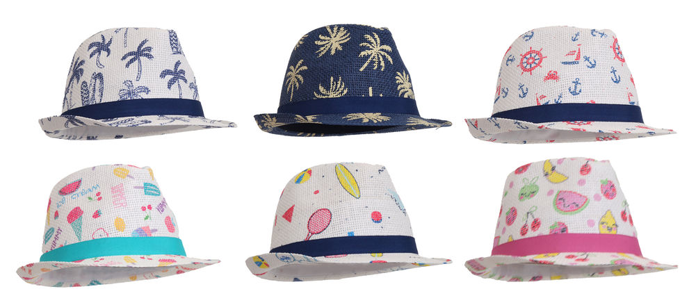 [21317] ESSENCE KIDSBEACH FEDORA HAT 6