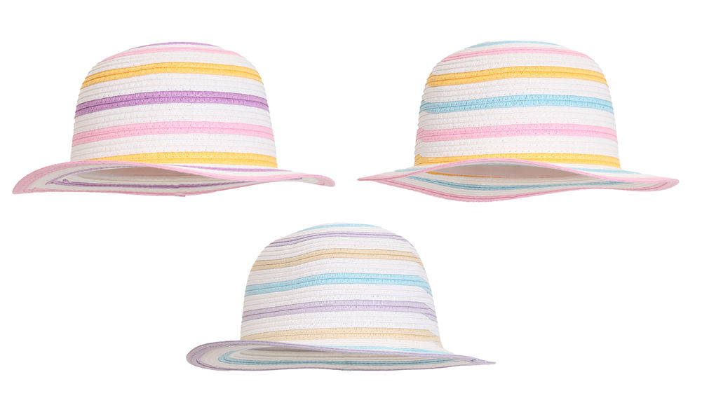 [21318] ESSENCE KIDS STRIPED SUN HAT(3